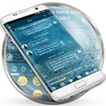 Logo of SMS Messages Bubble Rain Theme android Application 